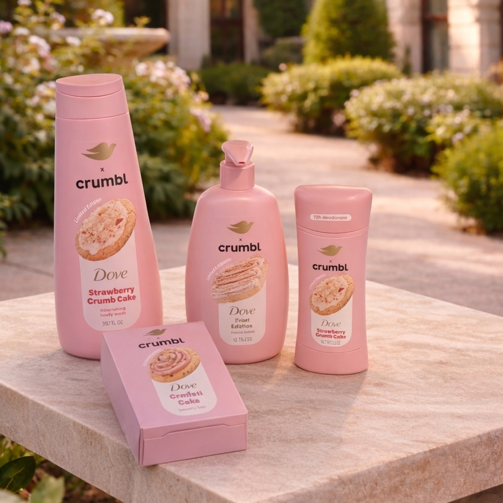 Dove x Crumble Bath & Body Set